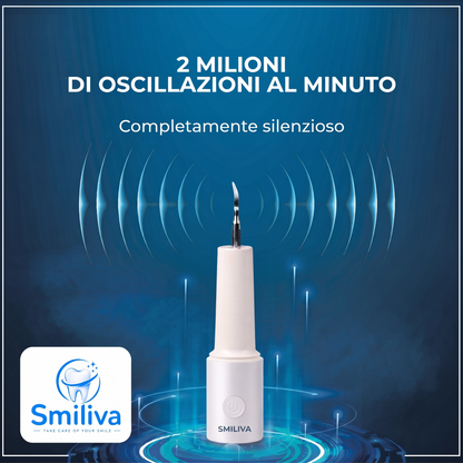 Addio al tartaro, benvenuto sorriso smagliante: scopri l'ablatore a ultrasuoni Smiliva!