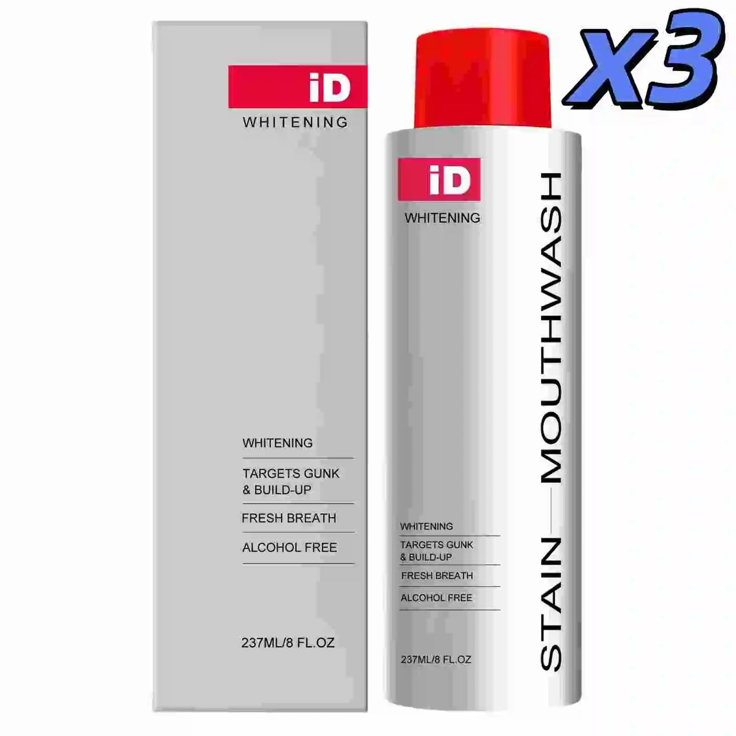 Whitening Stain Mouthwash Remove Tooth Stains Deeply Cleaning Anti Plaque Long Lasting Fresh Breath Mouth Rinse Daily Oral Care